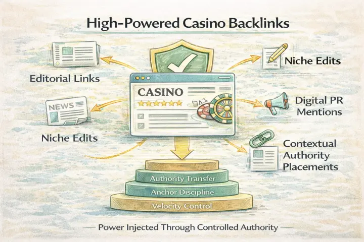 High Powered Casino Backlinks