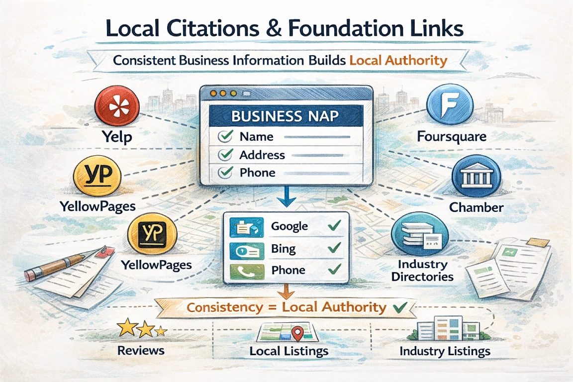 Local Citations & Foundation Links