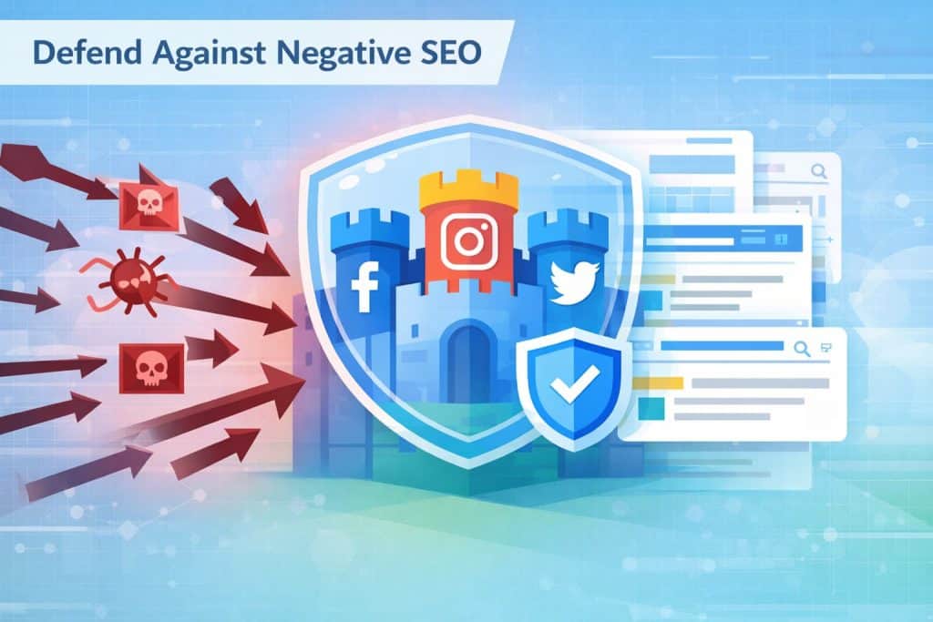 Social Fortress Defend Against Negative SEO